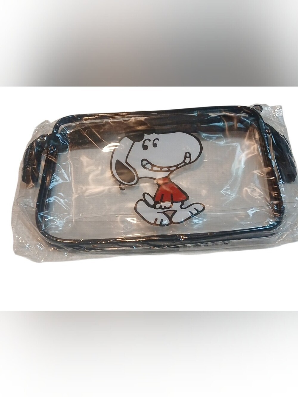 Peanuts - Snoopy NWT, Quality PVC, See Through Travel Organizer Bag,TSA Approved - Picture 7 of 9